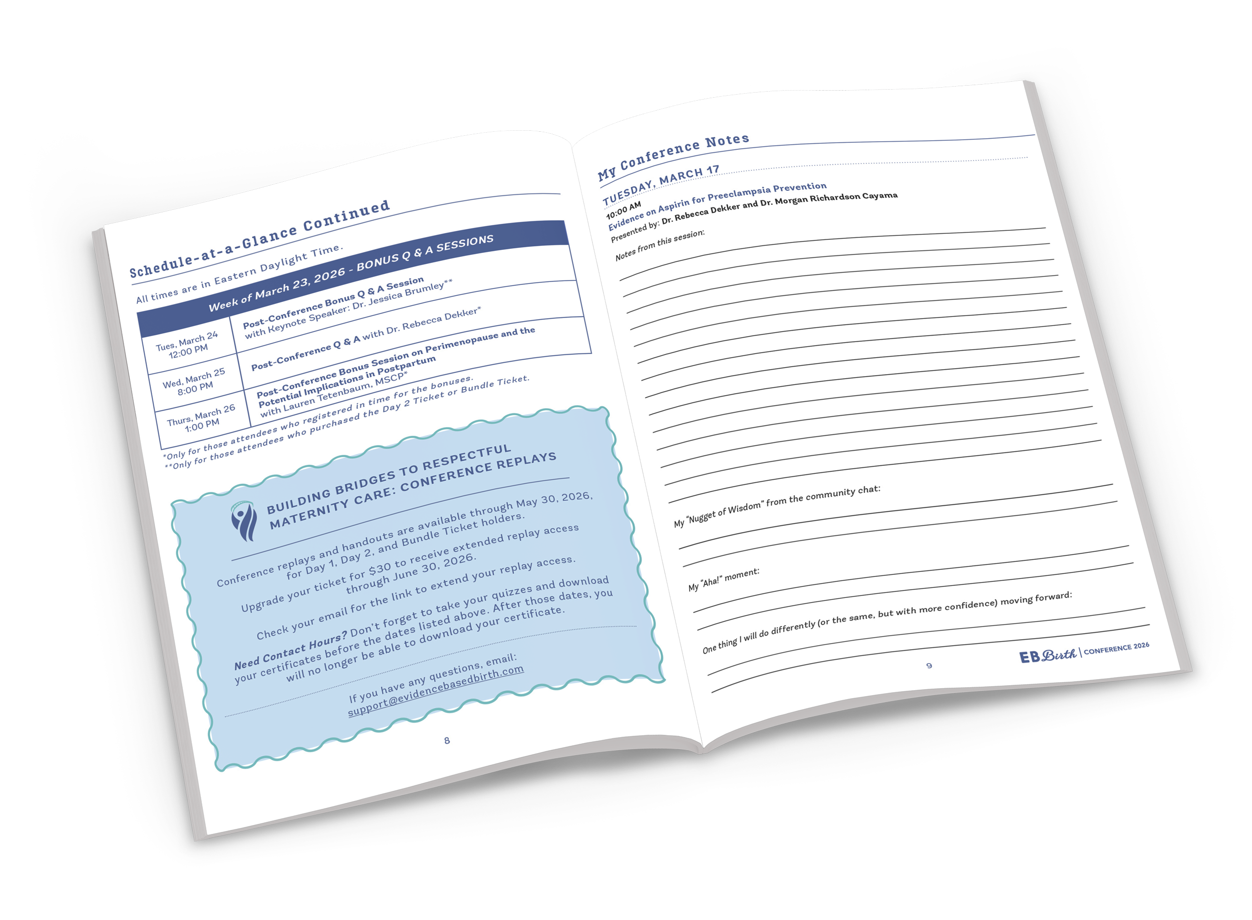 2026 Evidence Based Birth® Conference Program