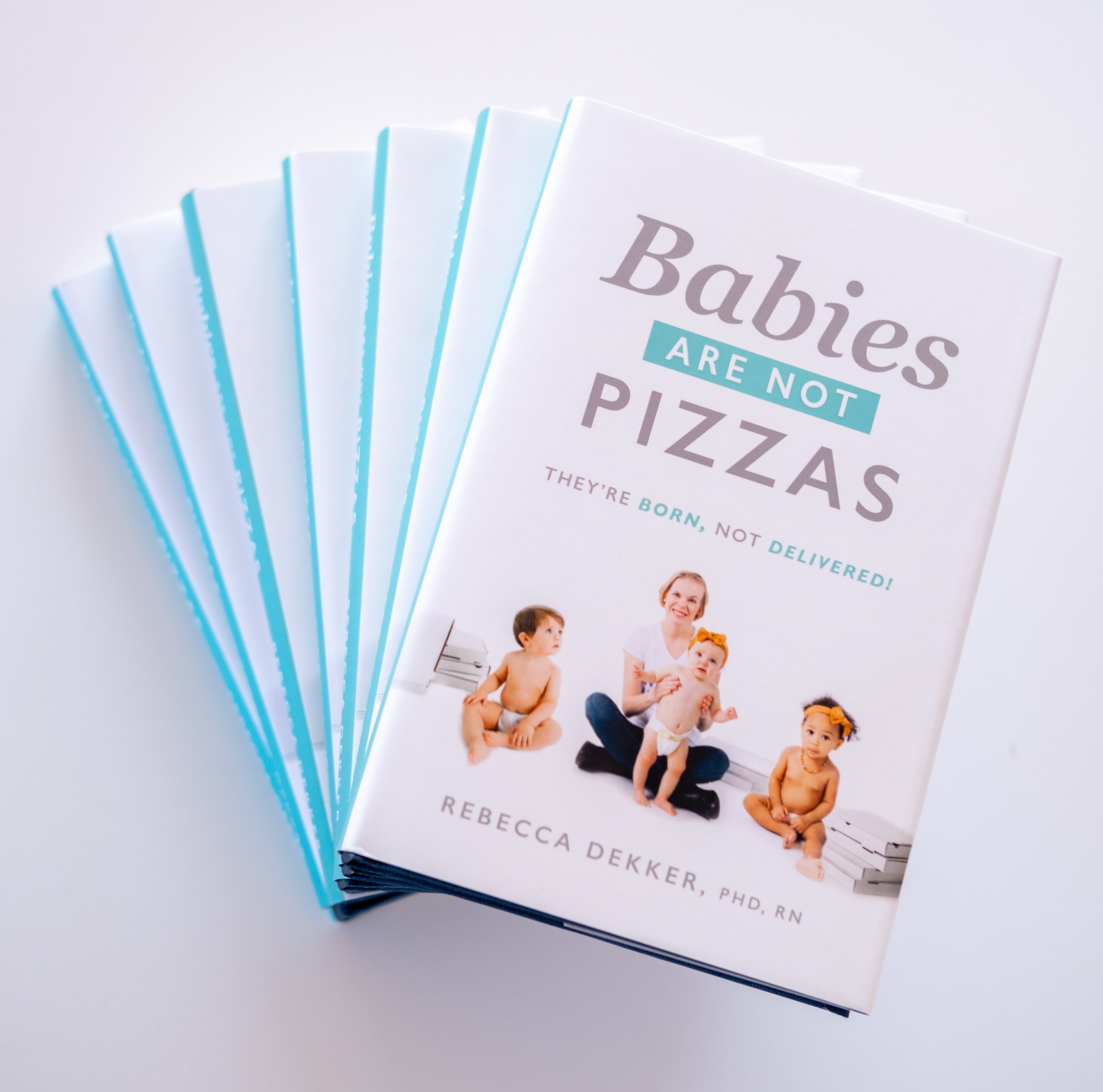 Babies are not Pizza books spiraling
