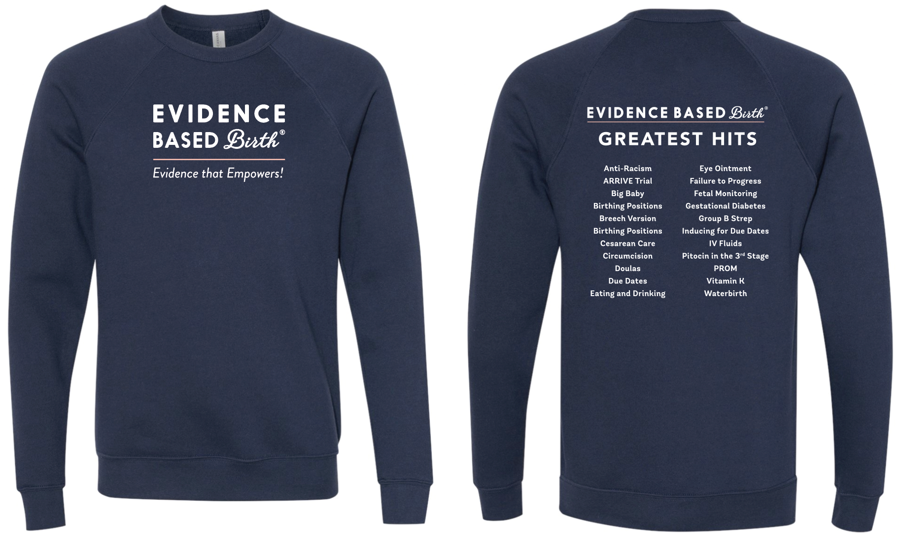 Evidence Based Birth Crewneck Sweatshirt