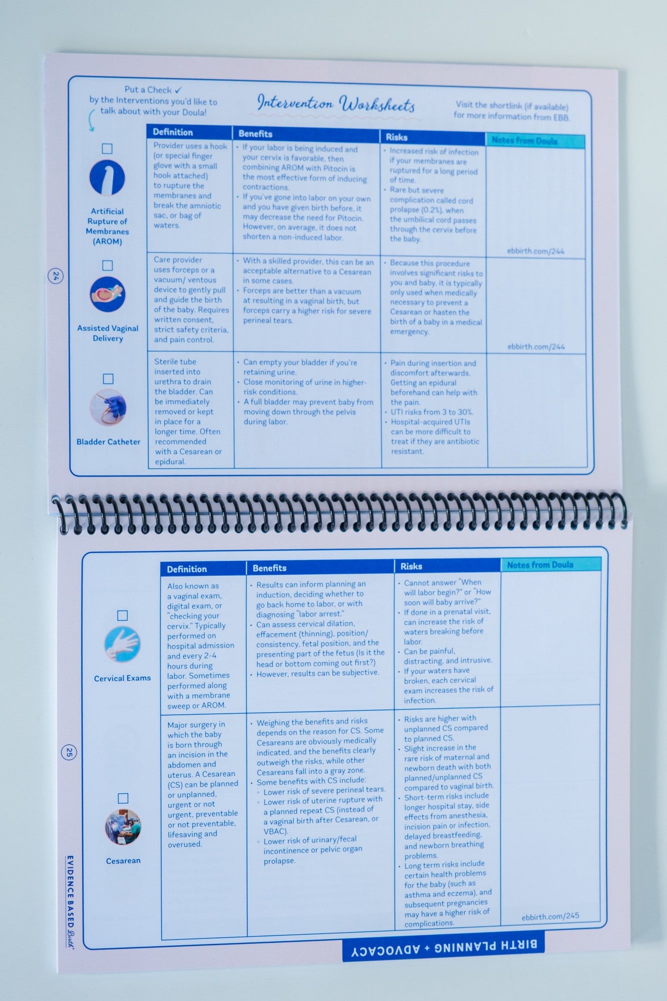 My Doula Visit Workbook