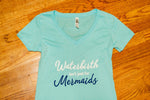 Waterbirth Teal Fitted V-neck