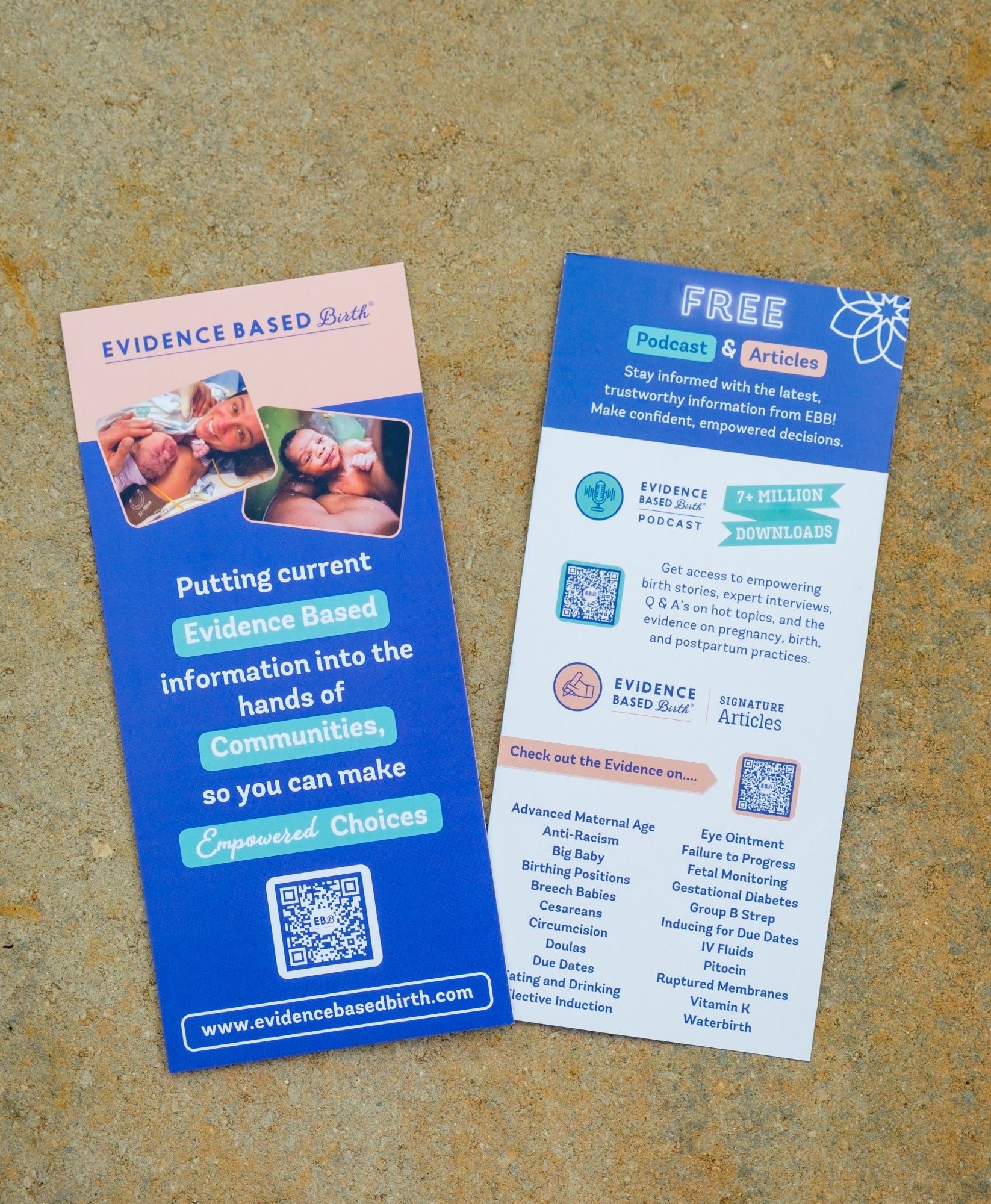 EBB Rack Cards, Pack of 25