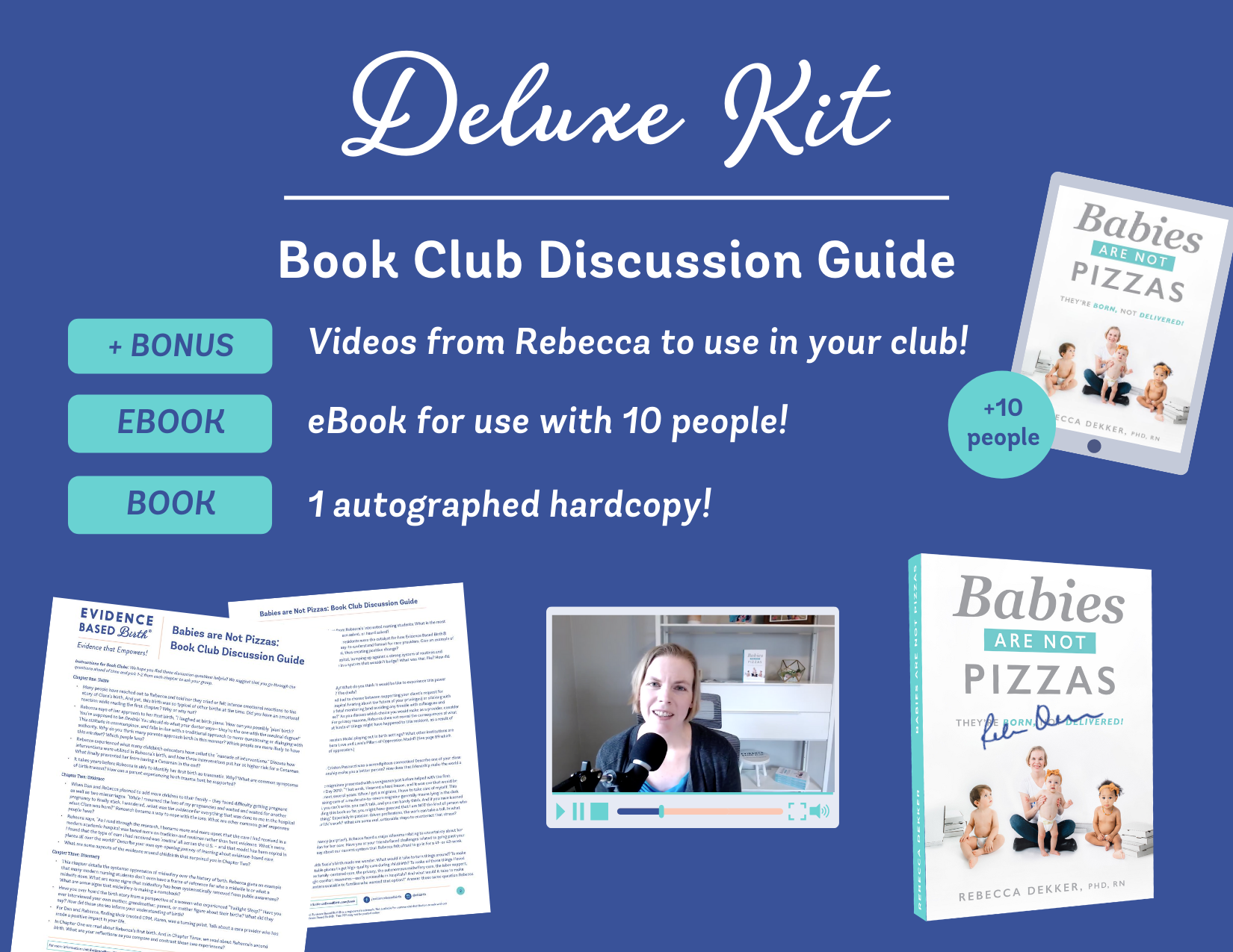 Virtual Book Club Kit - Babies Are Not Pizzas