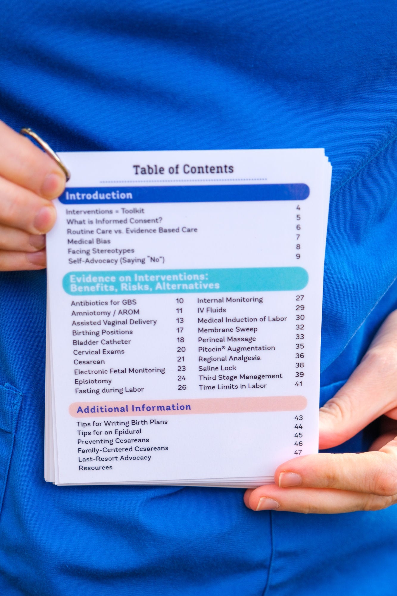 Evidence Based Birth® Pocket Guides