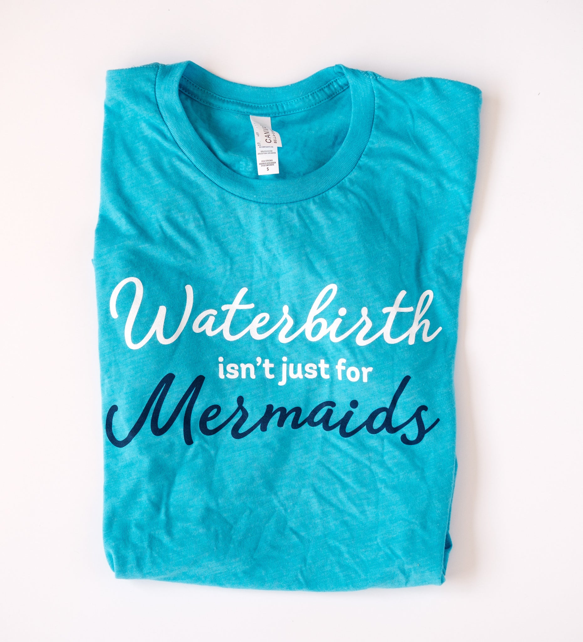 Waterbirth Teal Crew Unisex