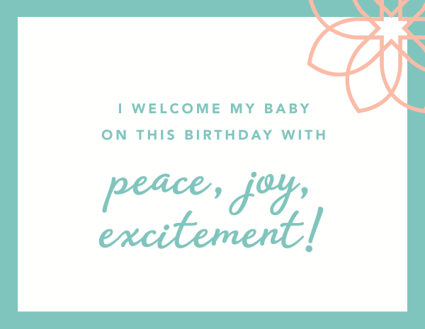 Birth Affirmation Cards for Expecting Parents [Digital Files] - English & Español