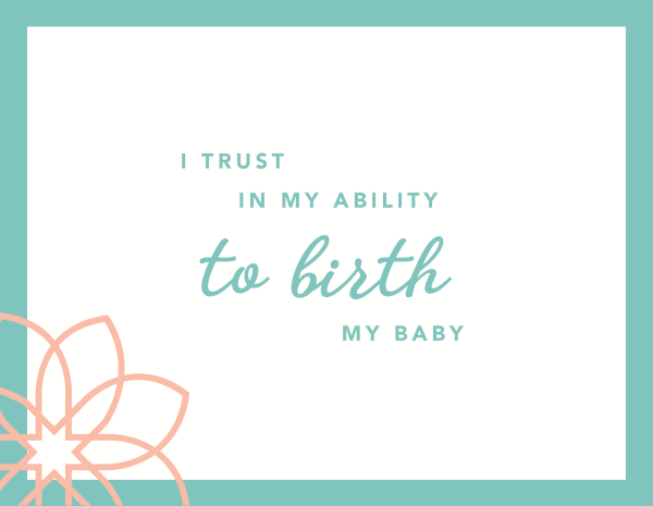 Birth Affirmation Cards for Expecting Parents [Digital Files] - English & Español