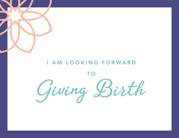 Birth Affirmation Postcards for Expecting Parents - English & Español